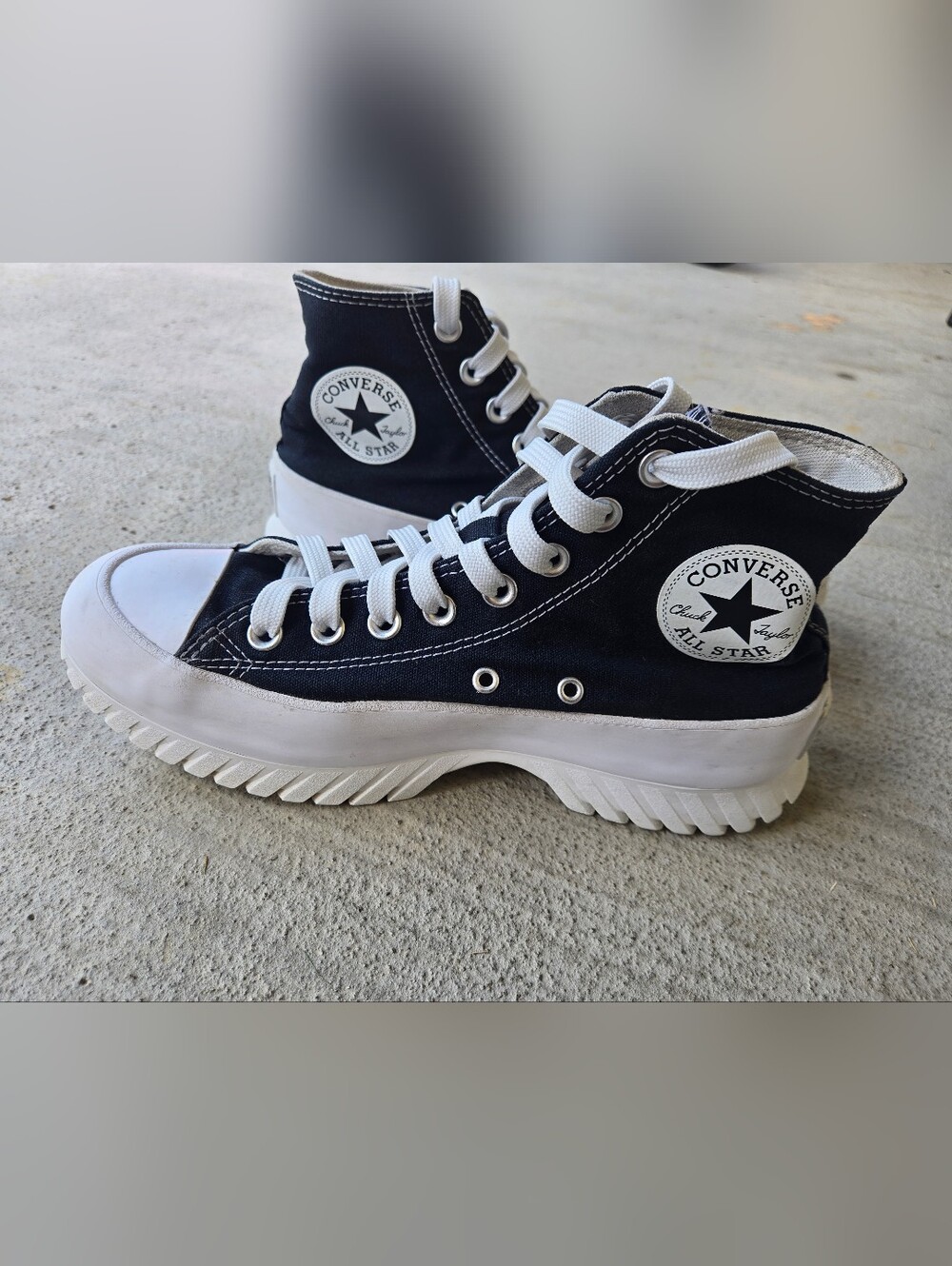 Converse Chuck Taylor All Star Platform High Top - Black & White